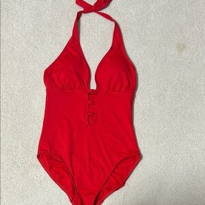 Ralph Lauren Red One Piece Swimsuit